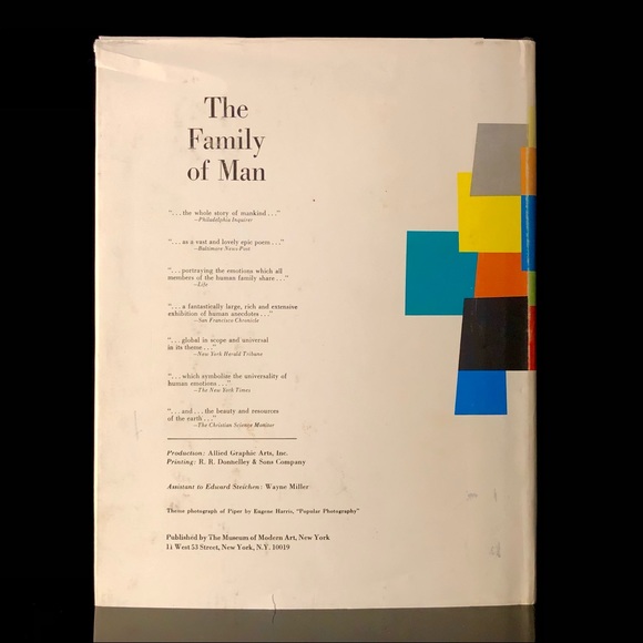 The Family of Man | Photography Art MoMA | MCM | Steichen Coffee Table Book w DJ - Picture 12 of 14